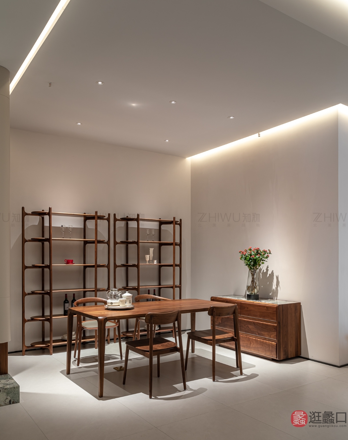 知物北美黑胡桃家具餐厅意式极简餐边柜32